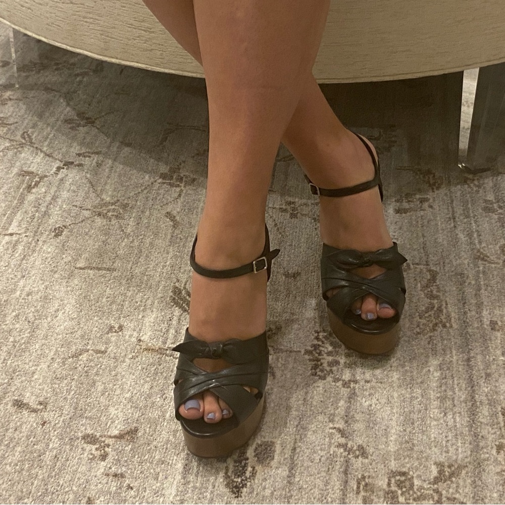 Saint Laurent Candy Platform Sandals